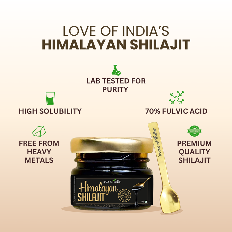 Pure Himalayan Shilajit Resin | Rich in Fulvic Acid & 85+ Minerals | 20g