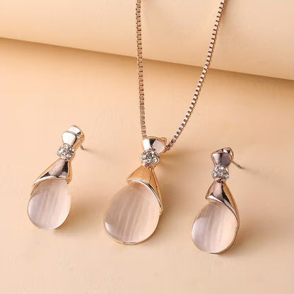 Elegant Cat Eye Jewelry Set 💎