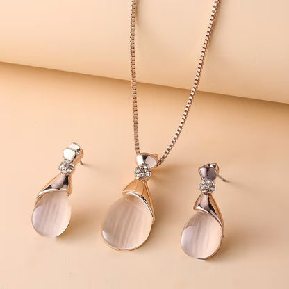Elegant Cat Eye Jewelry Set 💎