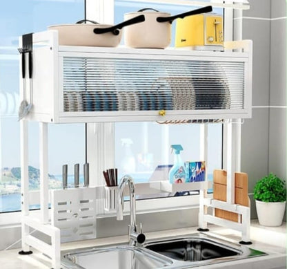 Kitchen Sink Shelf with Cabinet Door – رف حوض المطبخ مع باب خزانة